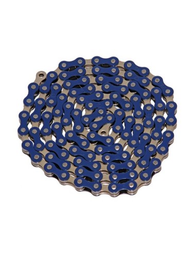 YBN Chain 1/2x1/8x112 1/Speed Blue/Chrome.